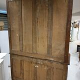 Buffet 2 bodies XIXth inlaid walnut