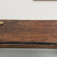 Brutalist farmhouse table in solid oak, 270 cm, 1920s.