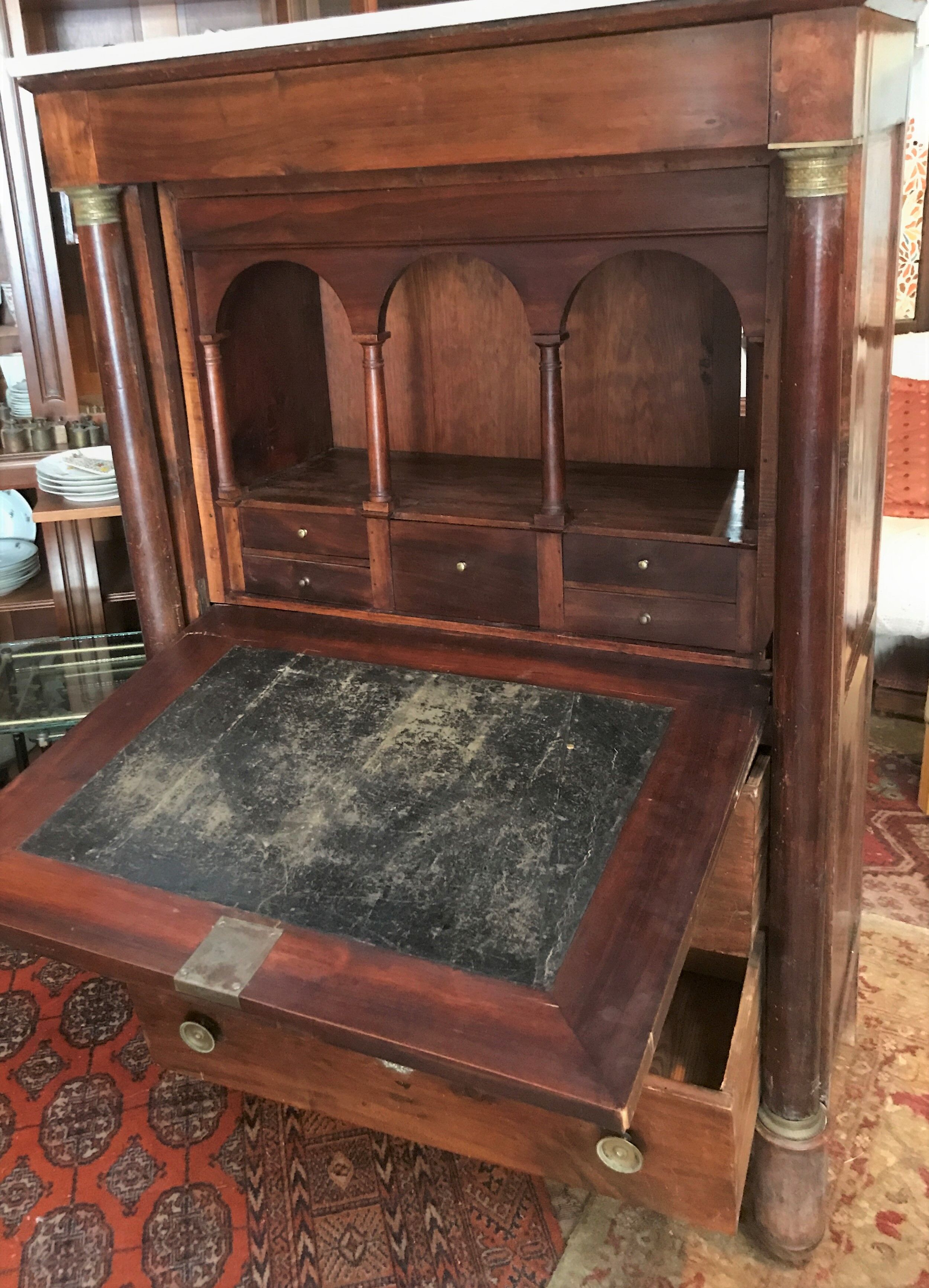 Mahogany Empire writing desk