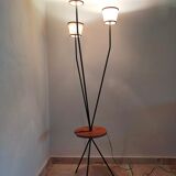 Lampadaire vintage tripode 1950