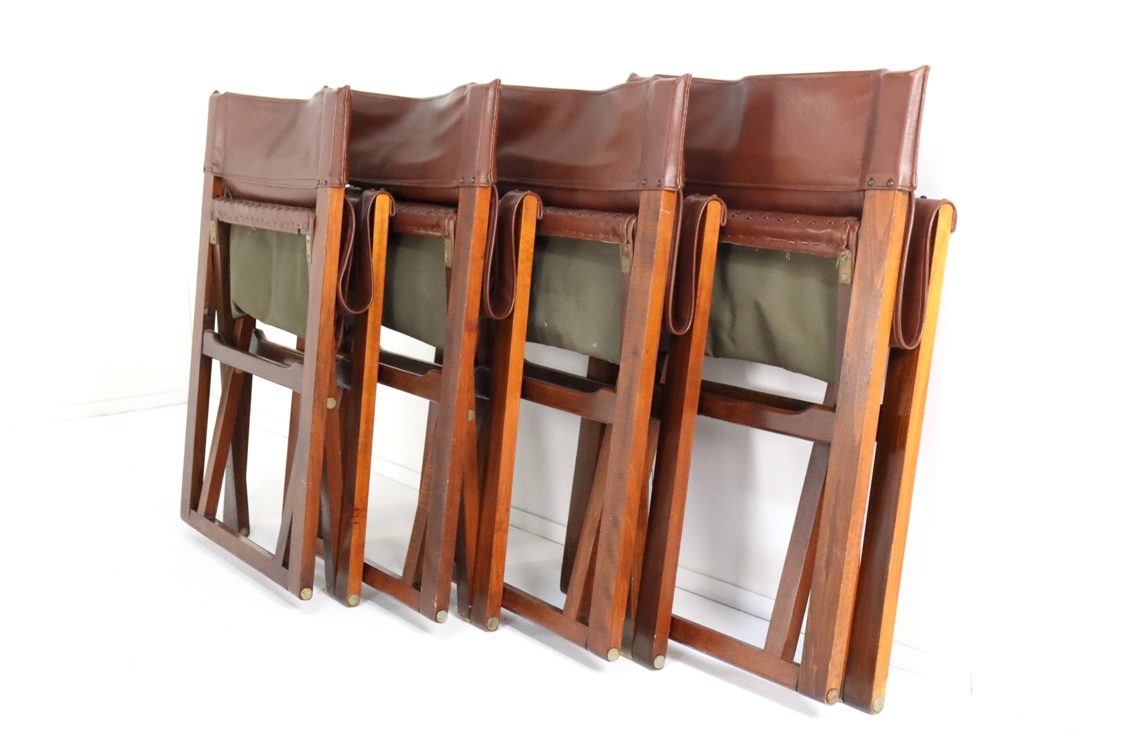 Folding safari chair | 4 stuks op voorraad