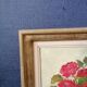 Flower bouquet painting Signed J Grundler