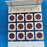 White wall coat rack from the 60s-70s