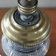 Old bedside lamp faience and brass