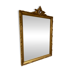 Miroir rocaille doré