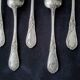 Box of 6 teaspoons in silver-plated Louis XV style