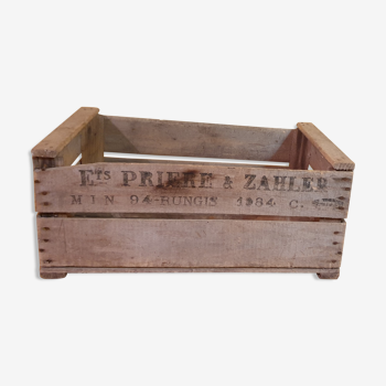 Priere wooden box - Zahler