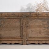 Ancien buffet de salon à patine grise (vers 1900) #47