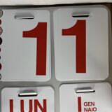 Calendrier perpétuel  Enzo Mari Danese ed limitée 2015