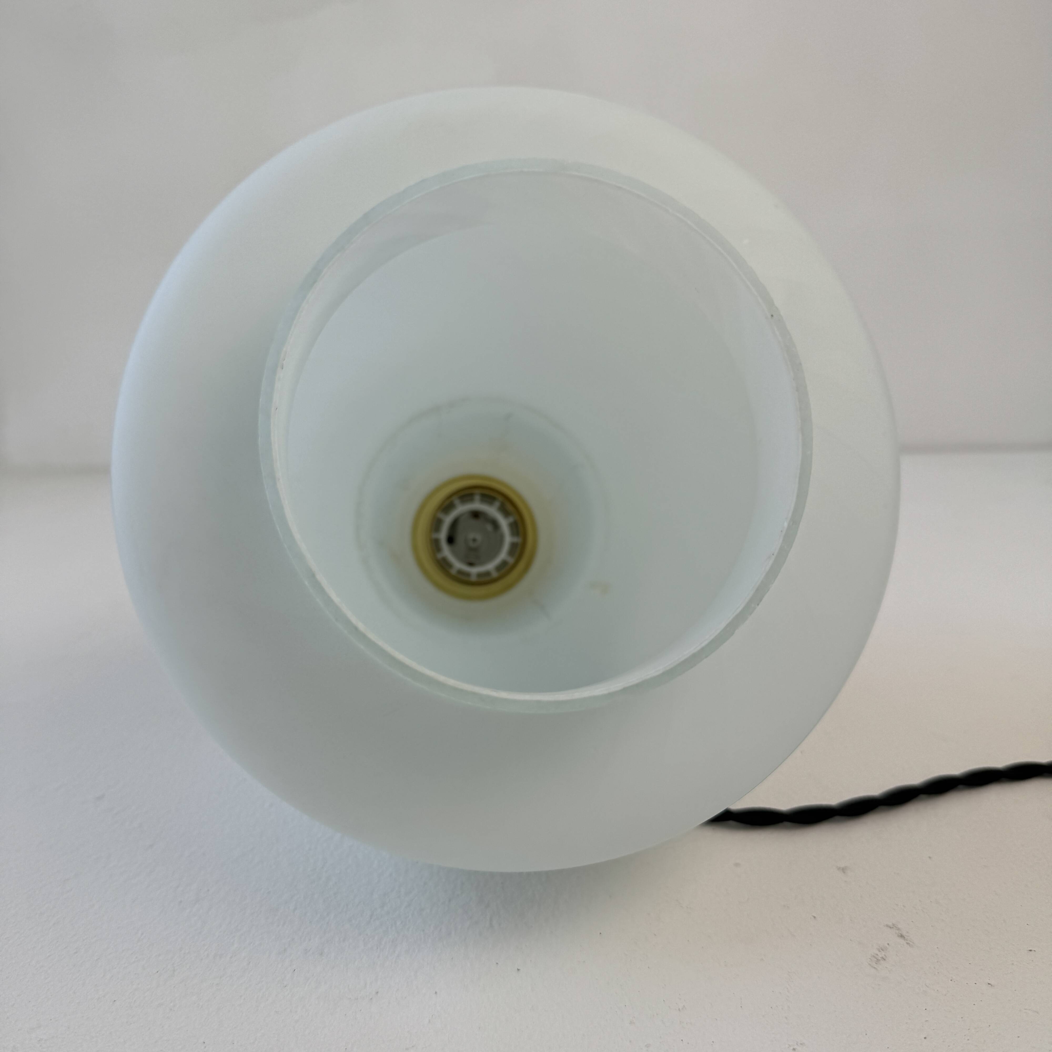 Old vintage opaline pendant light