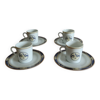 4 Philippe Deshoulieres coffee cups mod.Amboise