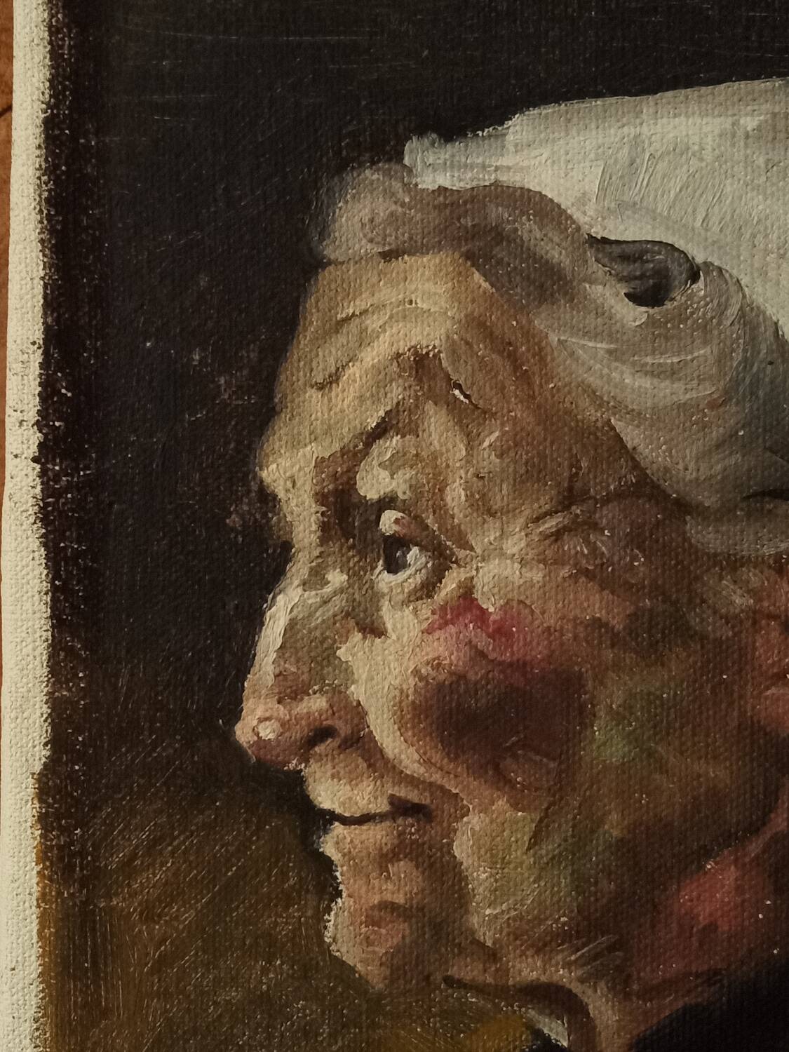Portrait de vieille femme