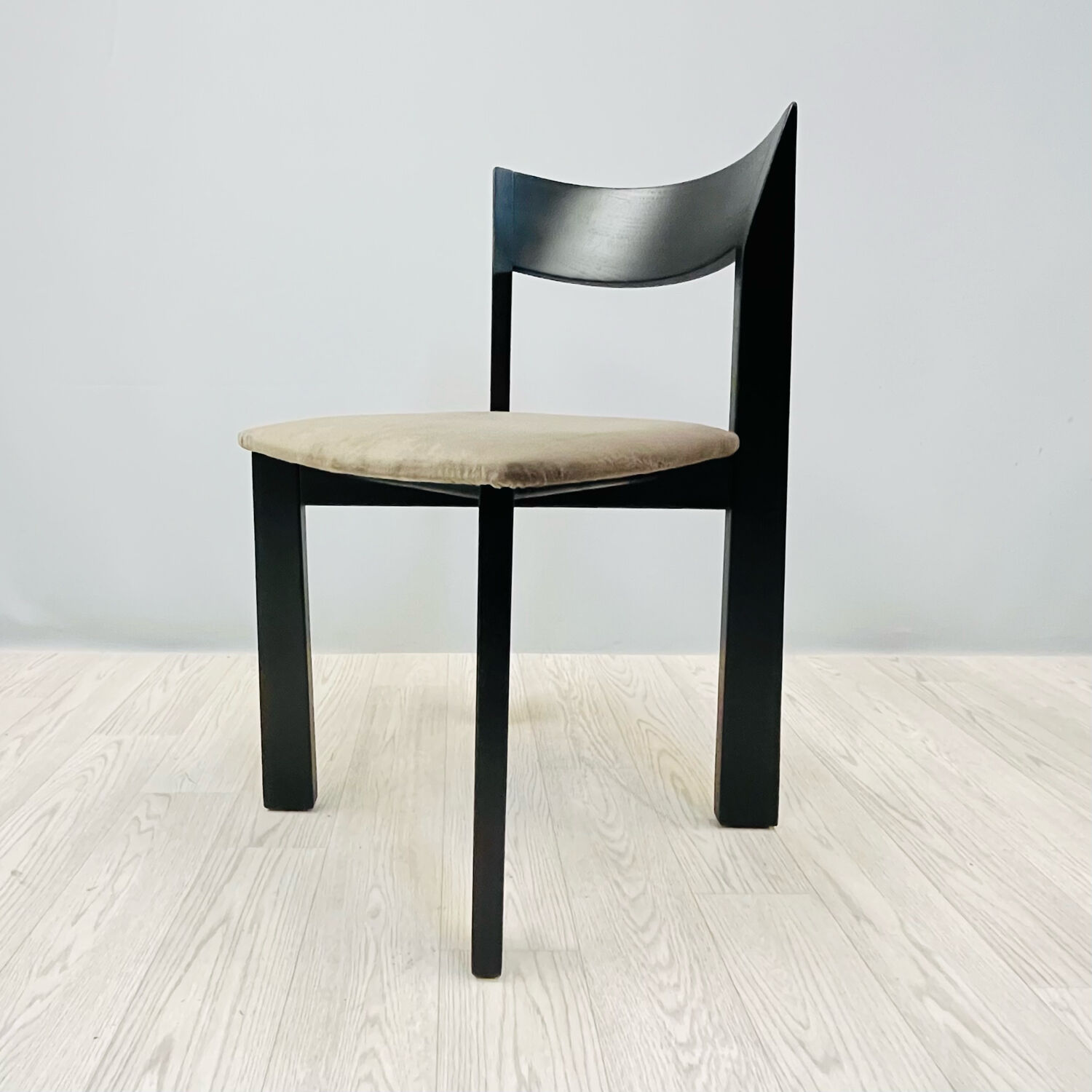 Four colourful chairs