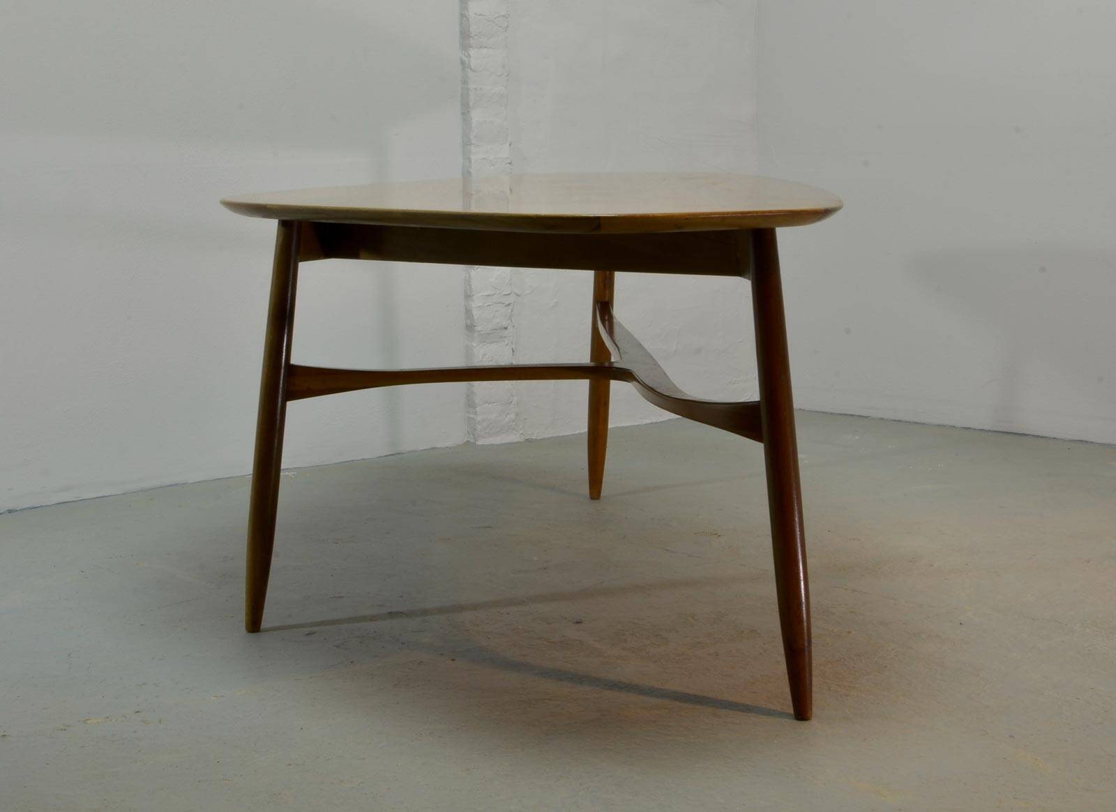 Table basse en forme de rein laquée de forme libre Svante Skogh, Suède, années 1960