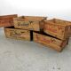 Vintage wooden box Chocolat Poulain