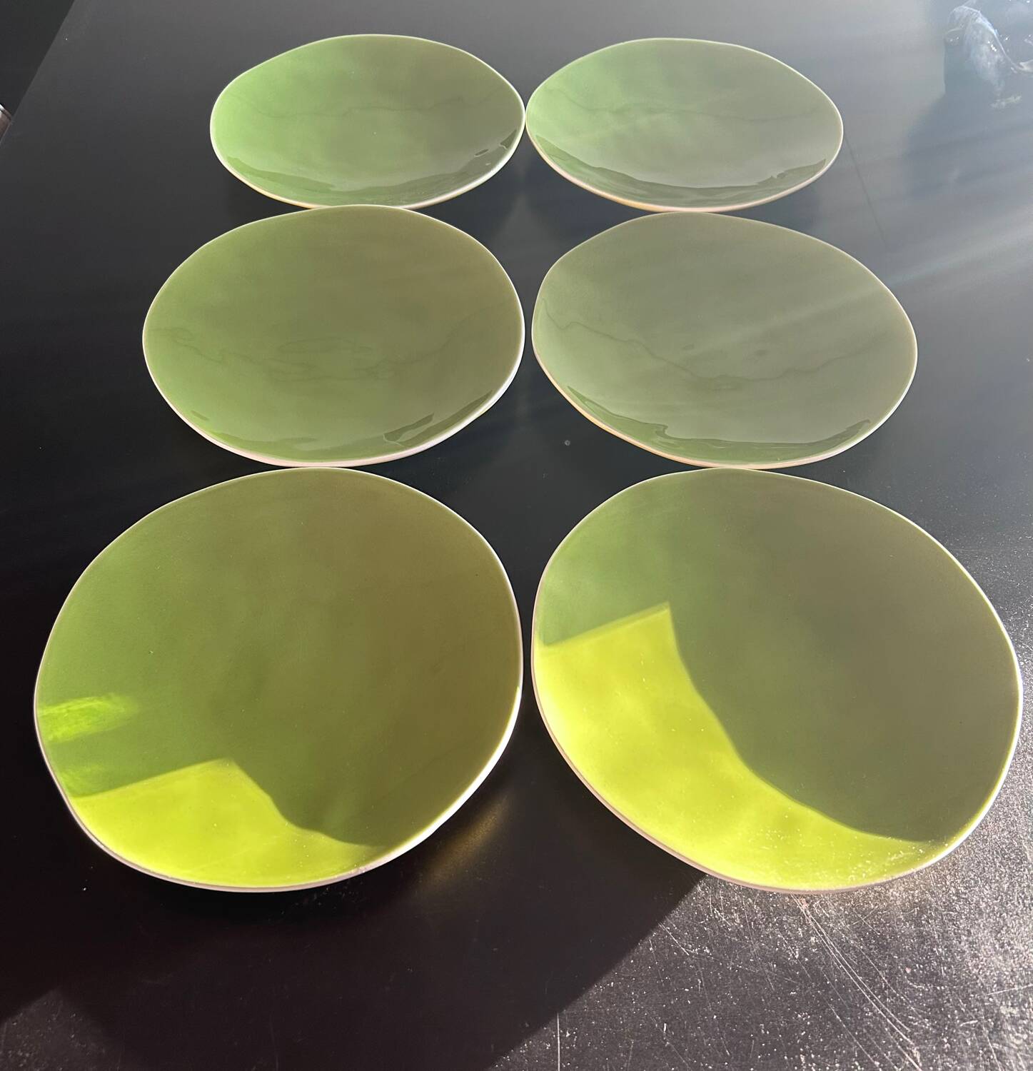 Ceramiche Toscane 6-piece plate set