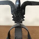 Wrought iron candle holder circa 1960