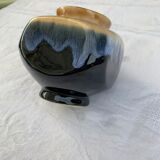 Glazed terracotta vase