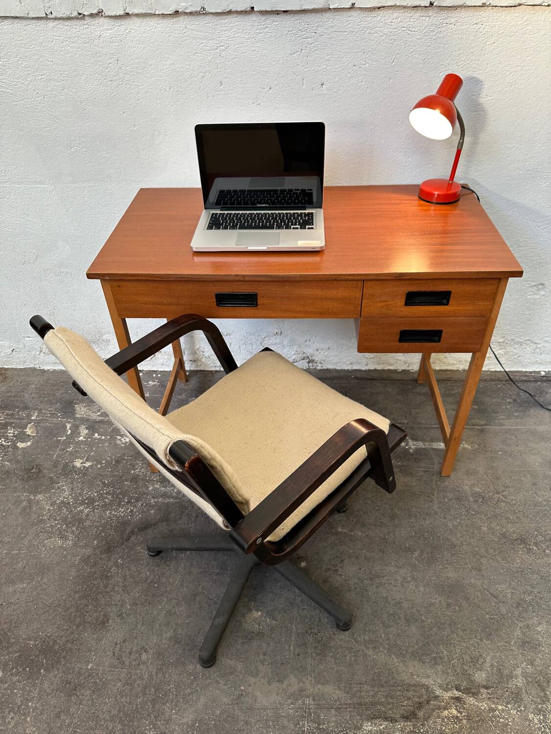 Scandinavian teak desk