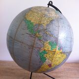 Tripod terrestrial globe