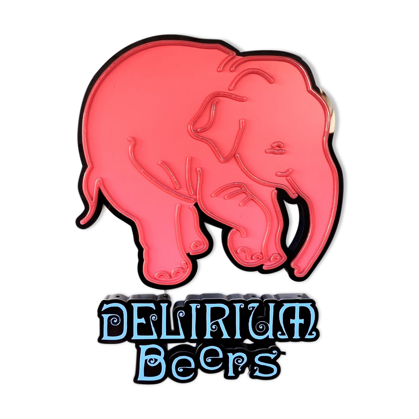 Enseigne au néon Delirium Tremens Selency