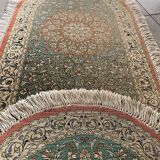 Tapis ovale Sino Hereke en soie