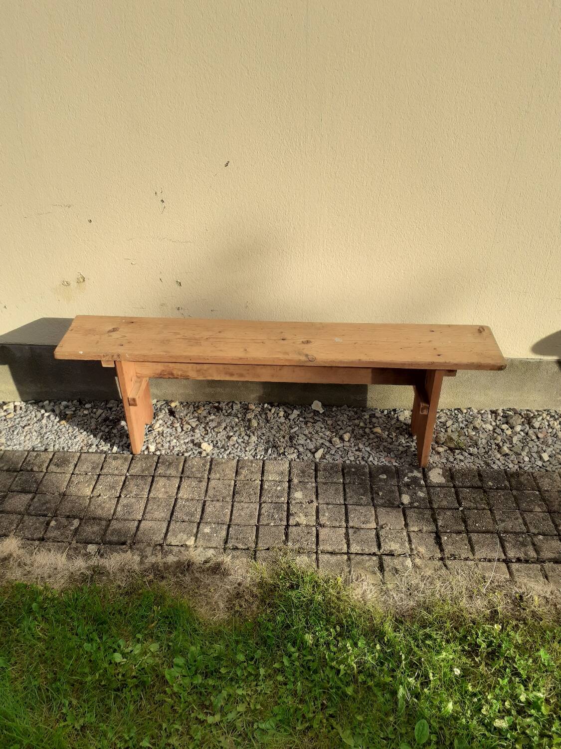 Wooden bench