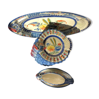 Quimper tableware set