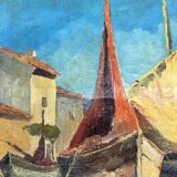 Marine oil on canvas, 1970s