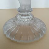 Lamp foot putti torch with baccarat