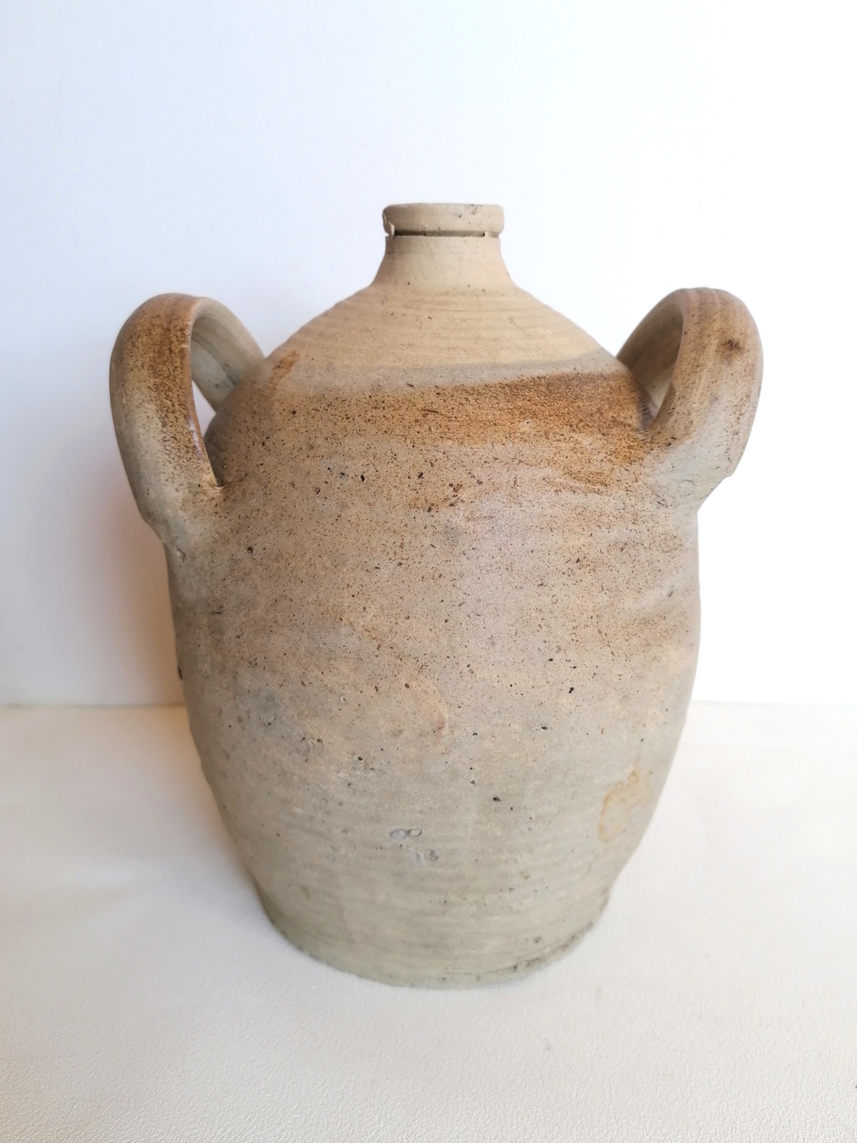 Ancient sandstone jar