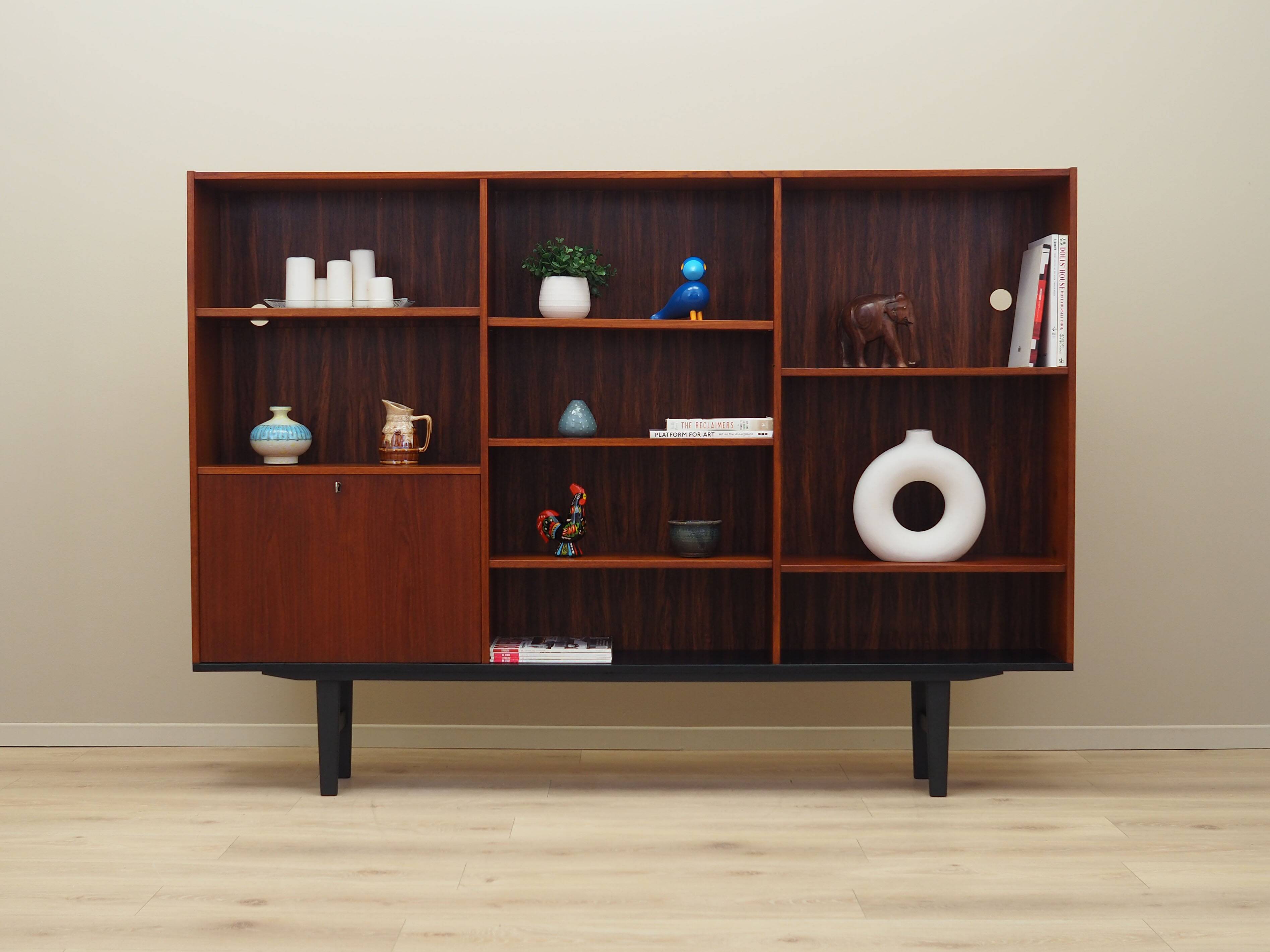 Teak bookcase, Danish design, 1970s, production: Denmark