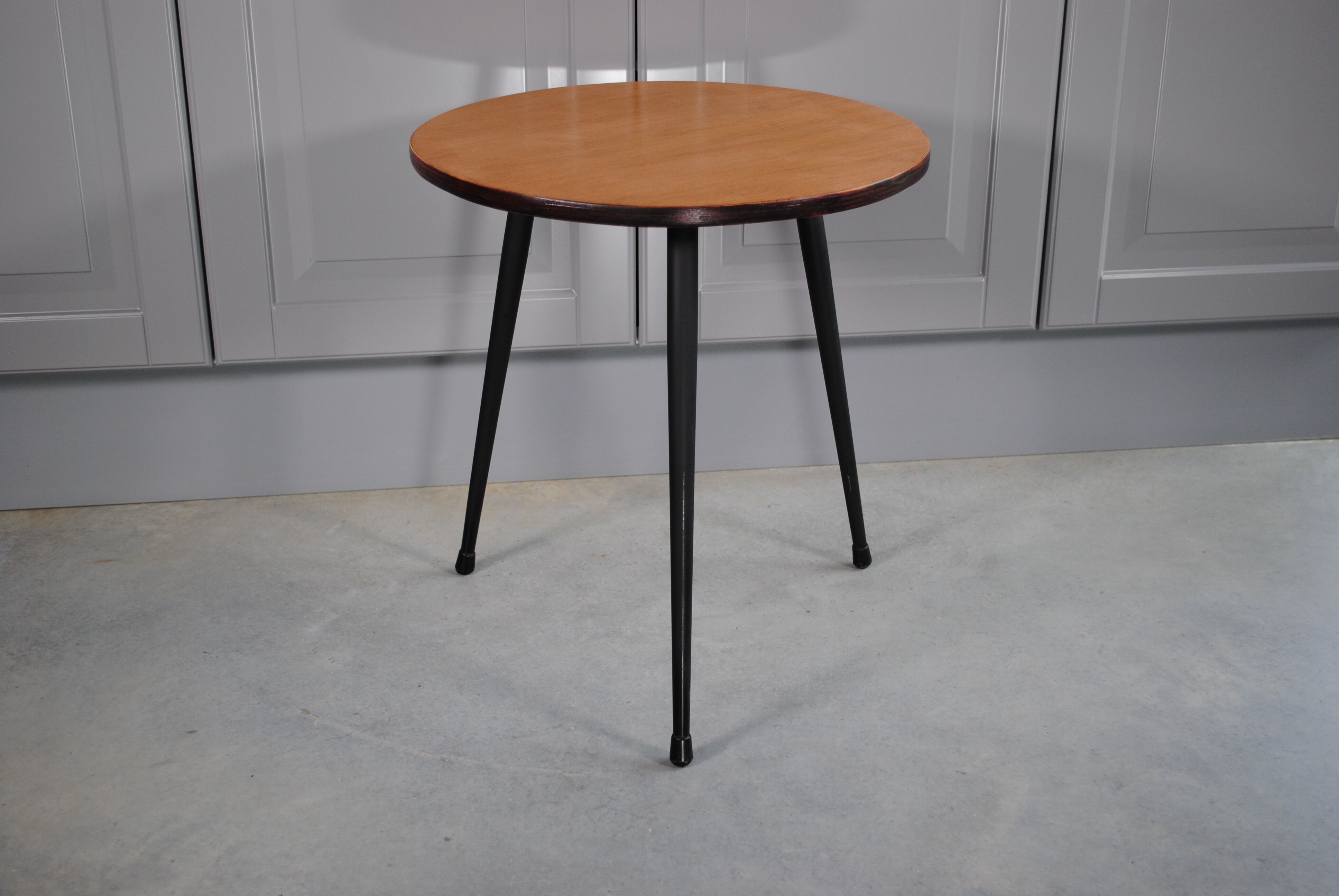 Vintage tripod side table