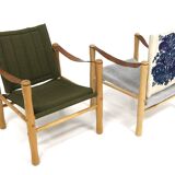 Set of 2 Scandinavian armchairs, Elias Svedberg, Nordiska Kompaniet, Sweden, 1960