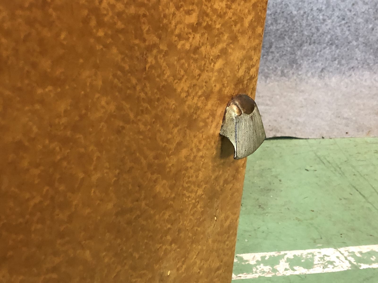 English bedside of the 1950s in elm