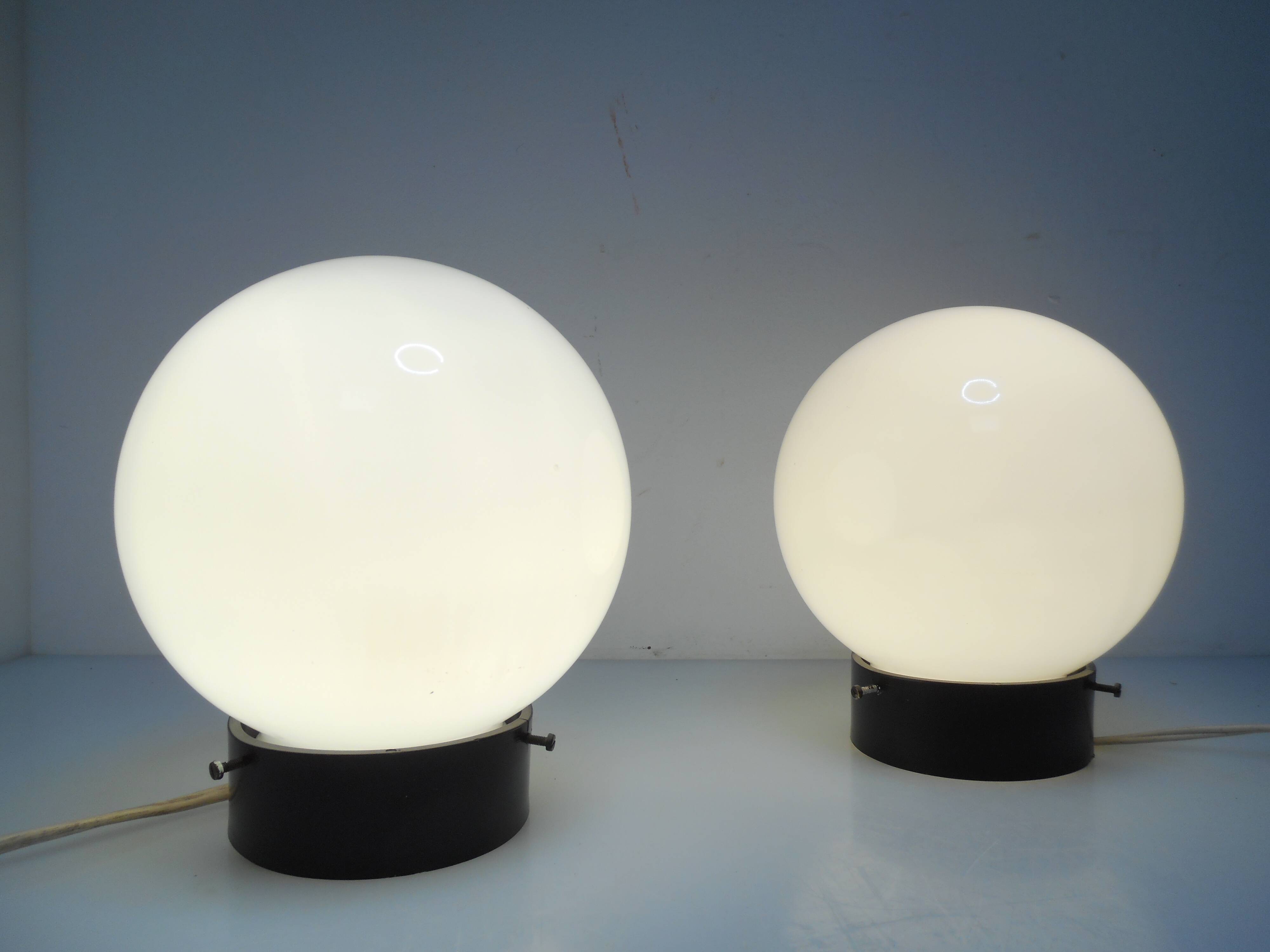 Pair of globe balls vintage