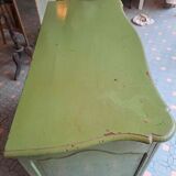 Small sideboard Louis XV look industrial workshop