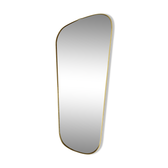 Mid-Century Gold Outlined Mirror