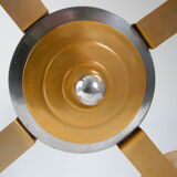 Vintage chandelier 1950 aluminum