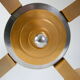 Lustre vintage 1950 aluminium