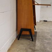 Vintage secretaire with bookcase, 1950s
