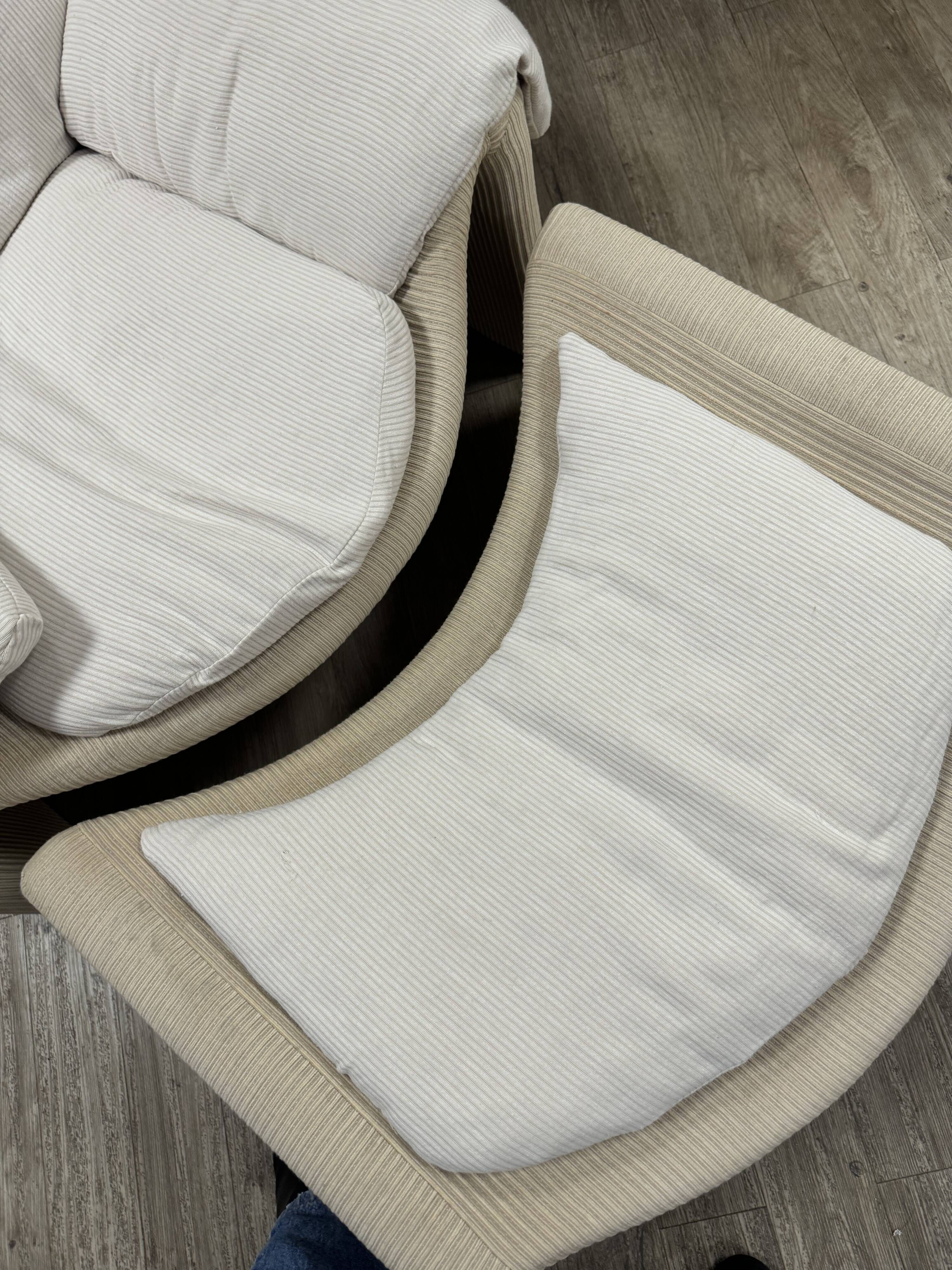 P60 armchair and ottoman by Vittorio Introini for Saporiti