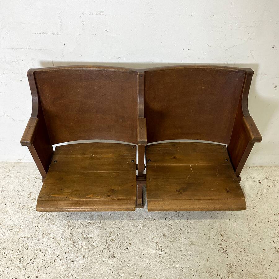 Wooden cinema seat 1930