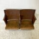 Banquette de cinéma en bois 1930