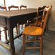 6 old chairs in cherry tree