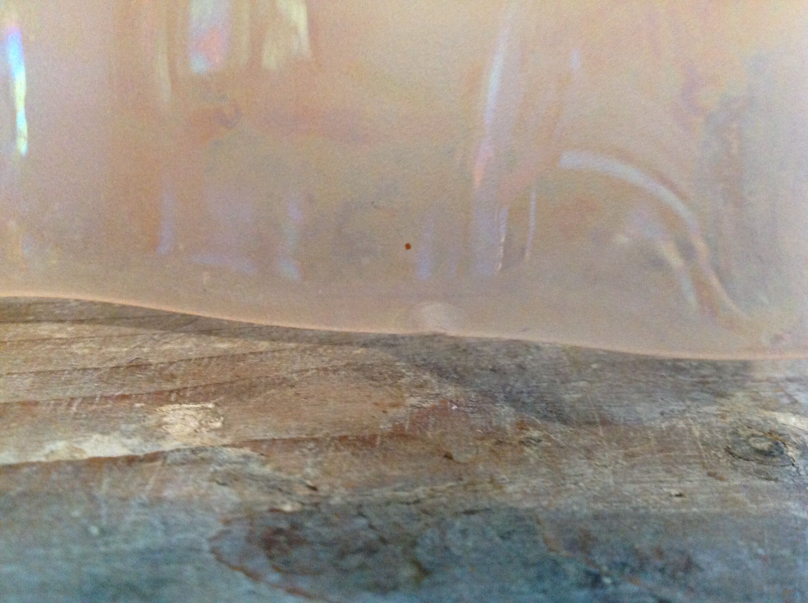 Pink opaline hanging lamp