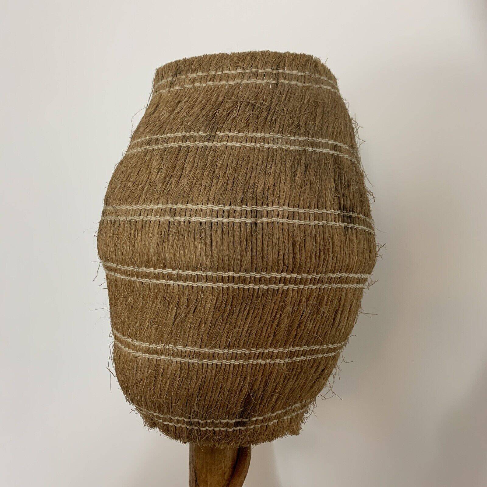 Lampadaire bambou rotin coco vintage