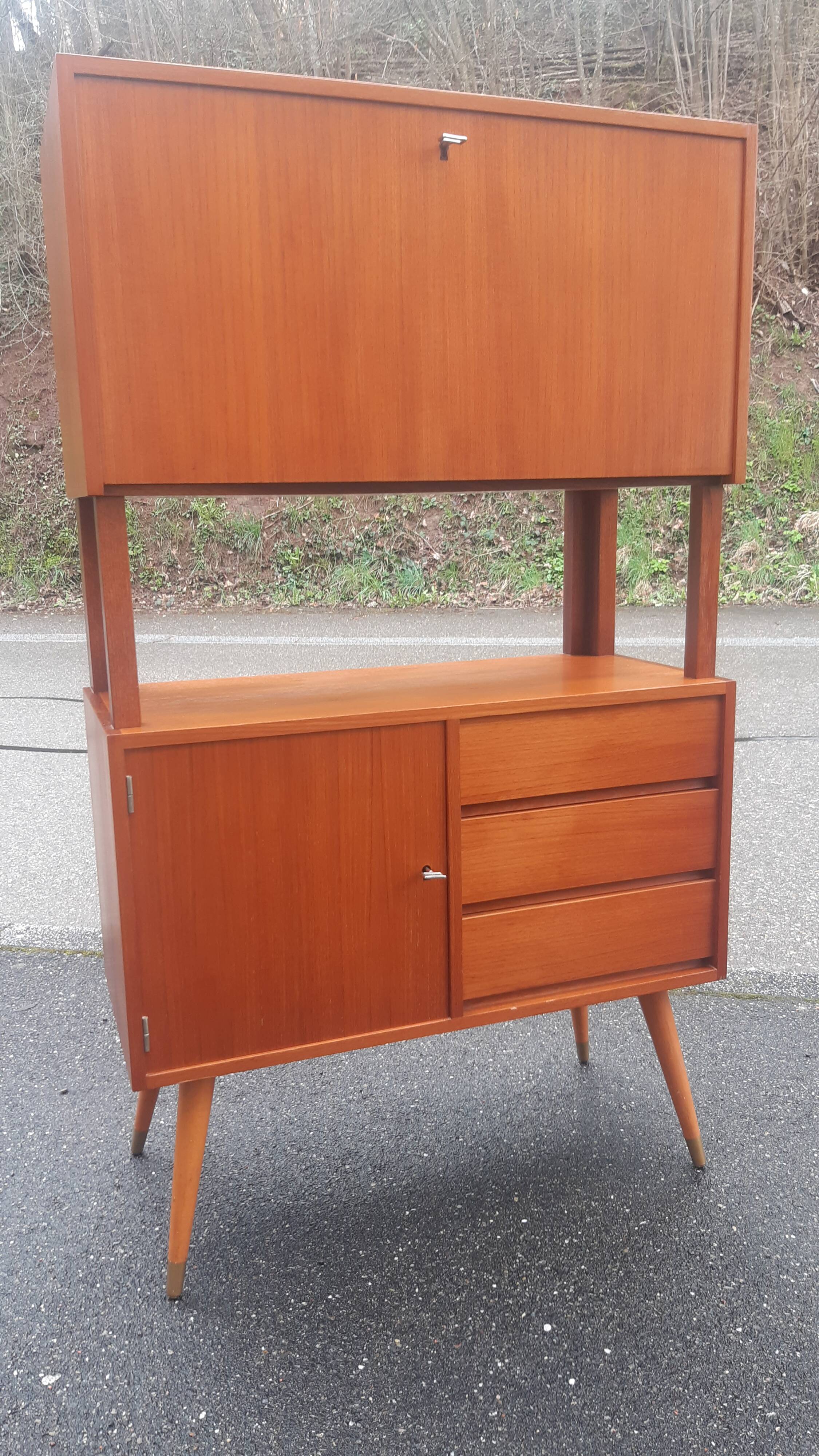 Scandinavian teak bar furniture