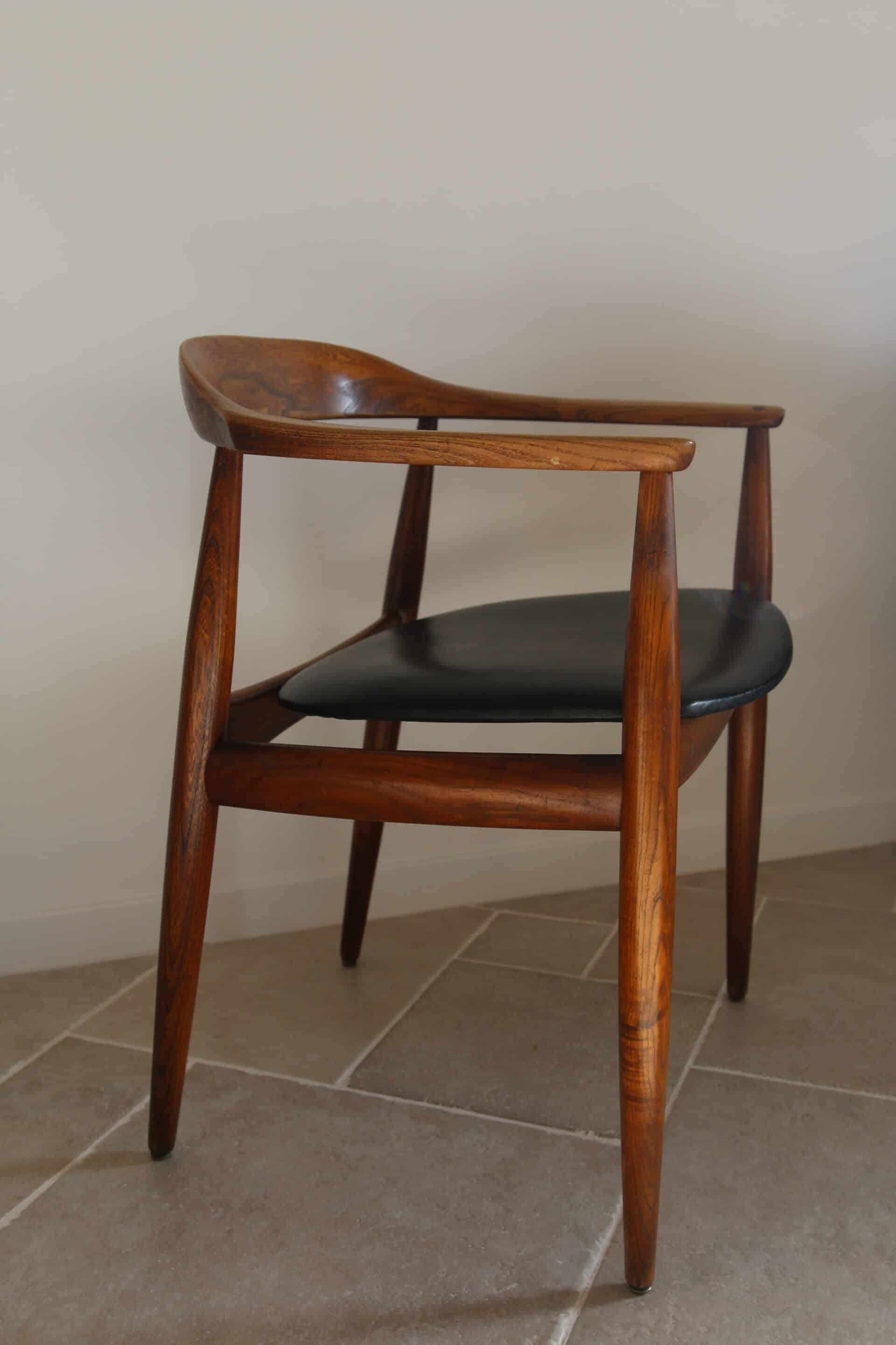 Vintage Danish armchair Neils Eilersen, "Kennedy" style, 1960s.