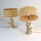 Set van 2 Amerikaanse vintage  tafellampen